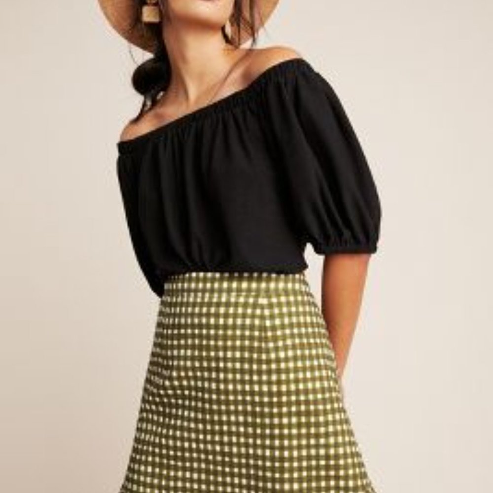 Anthropologie Off-The-Shoulder Top Size Small